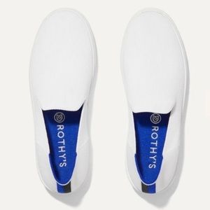 White Rothy Slip on Sneakers